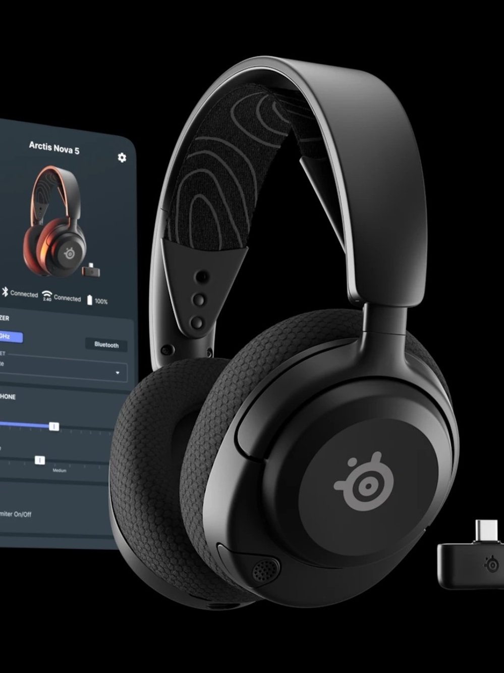 SteelSeries Arctis Nova 5 Wireless Gaming Headset — Black